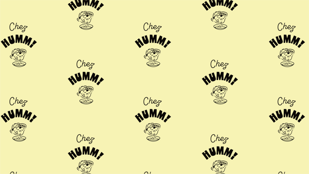 motif du logo restaurant humm!
