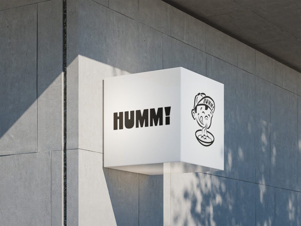 enseigne du restaurant humm!