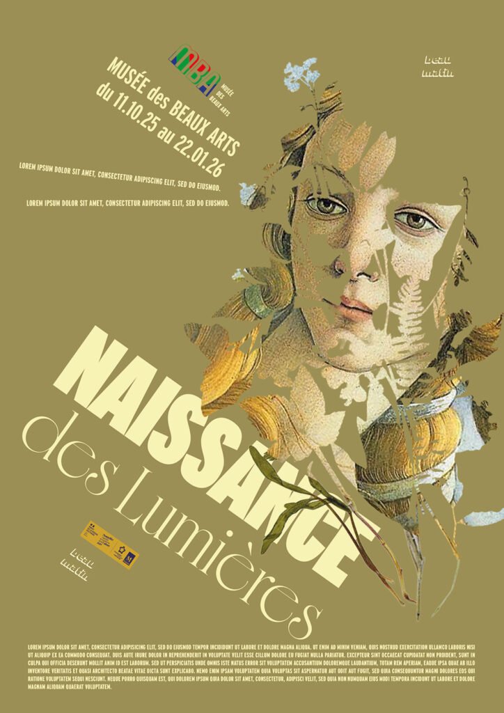 affiche exposition du musée des beaux arts