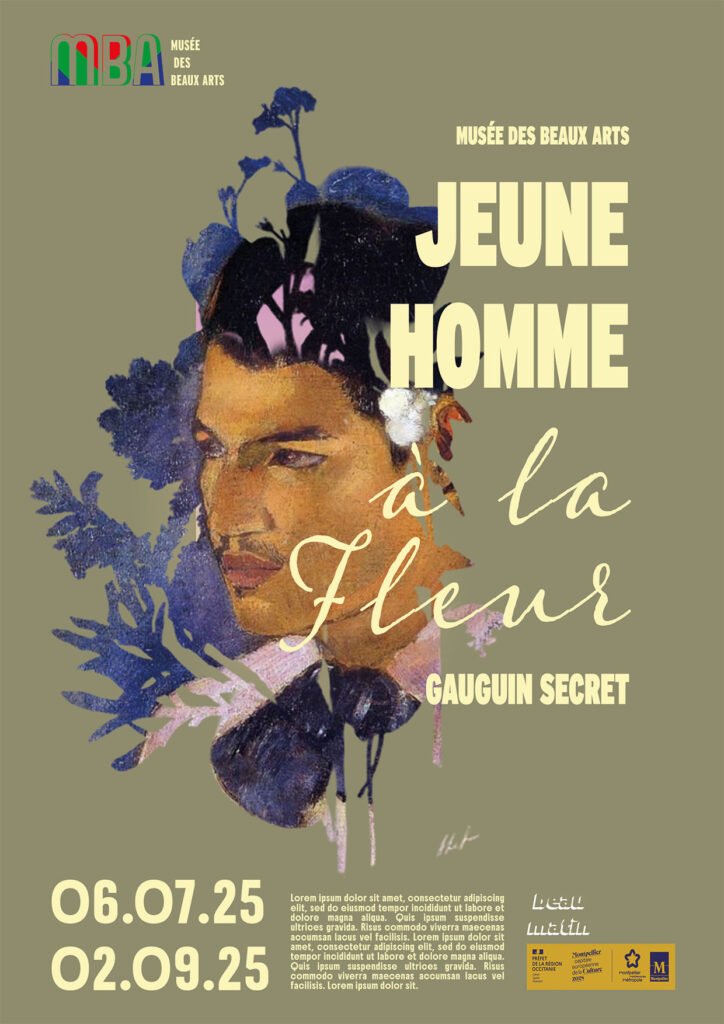 affiche exposition gauguin du musée des beaux arts 